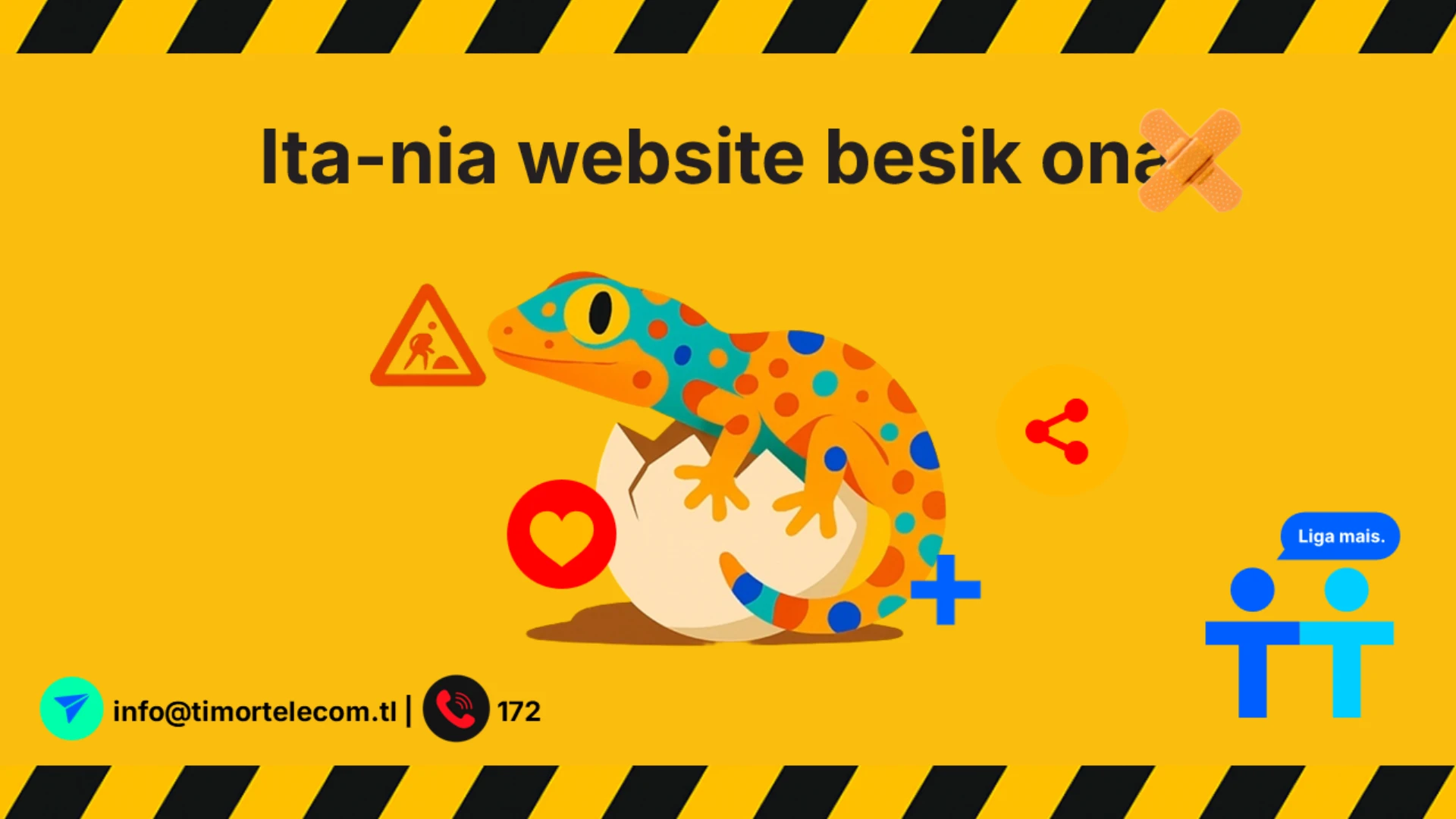Website em construção - Timor Telecom